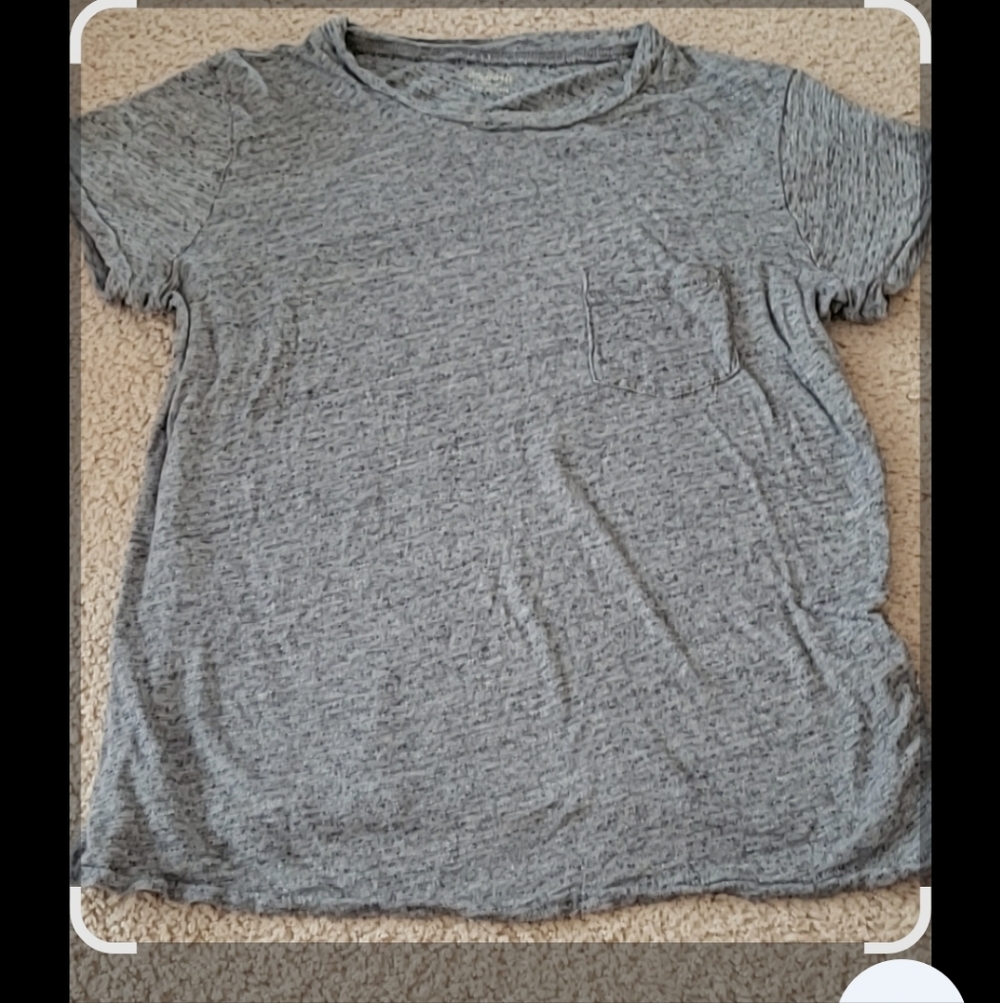 Madewell Gray T-Shirt with Pocket